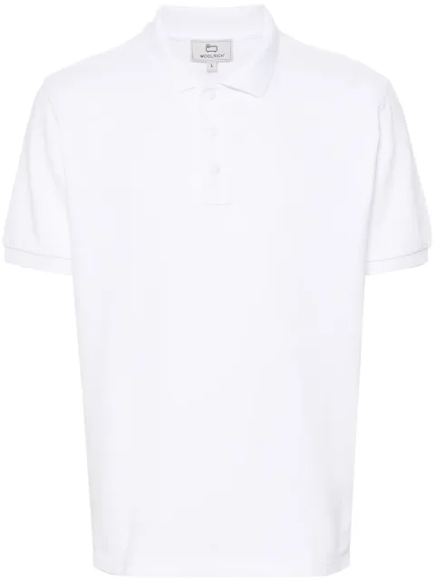 Woolrich polo en coton à logo imprimé