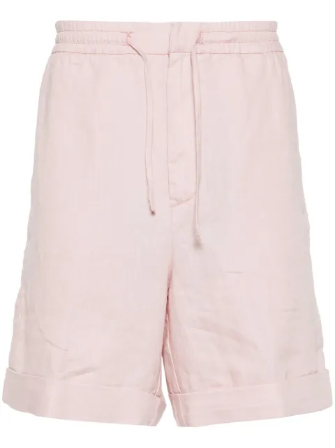 Canali linen bermuda shorts