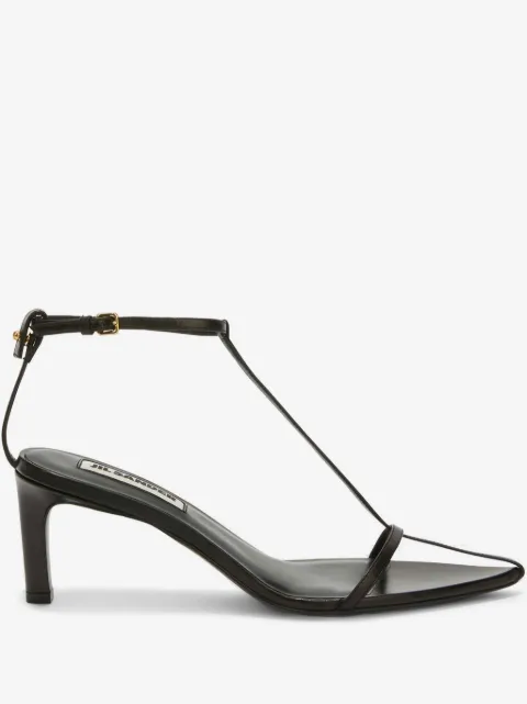 Jil Sander high leather sandals