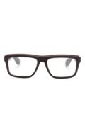 Gucci Eyewear rectangle-frame glasses - Brown