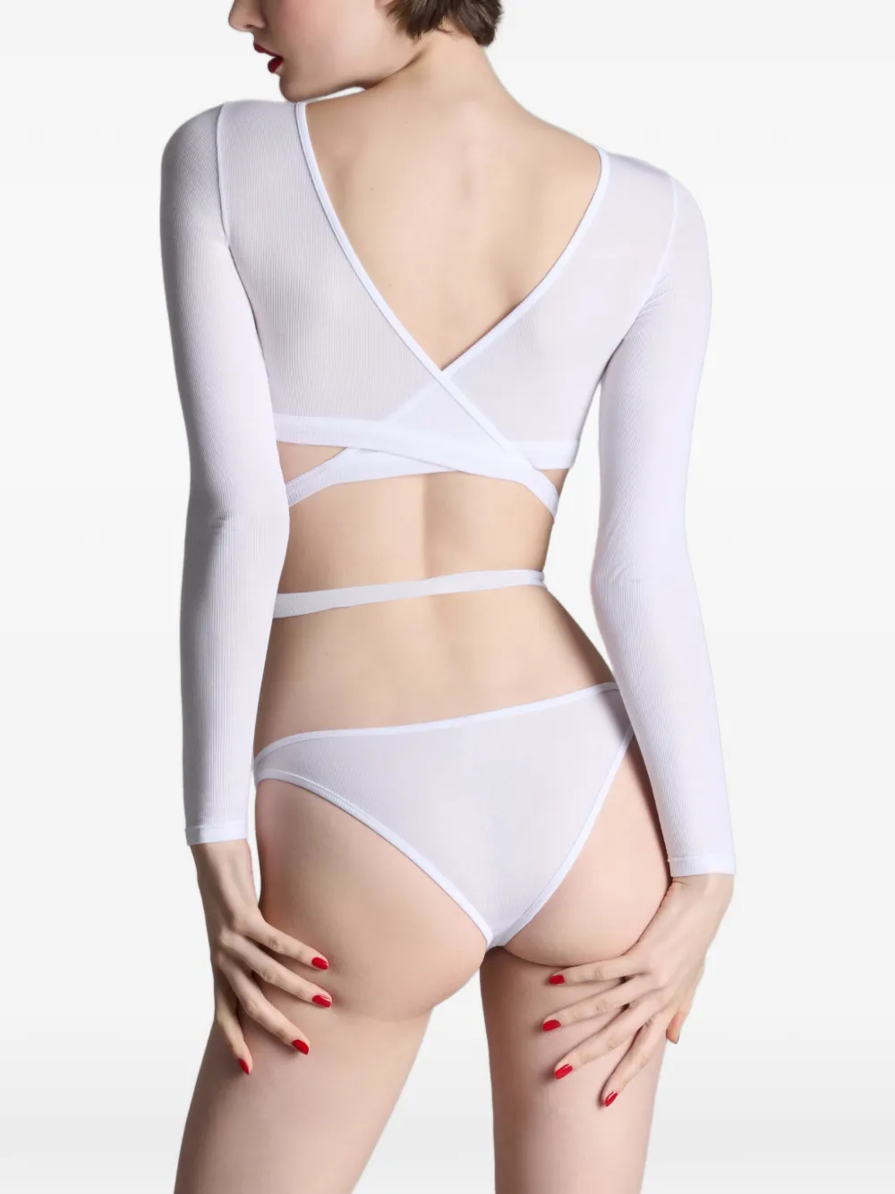 Maison Close La Femme Amazone slip Wit
