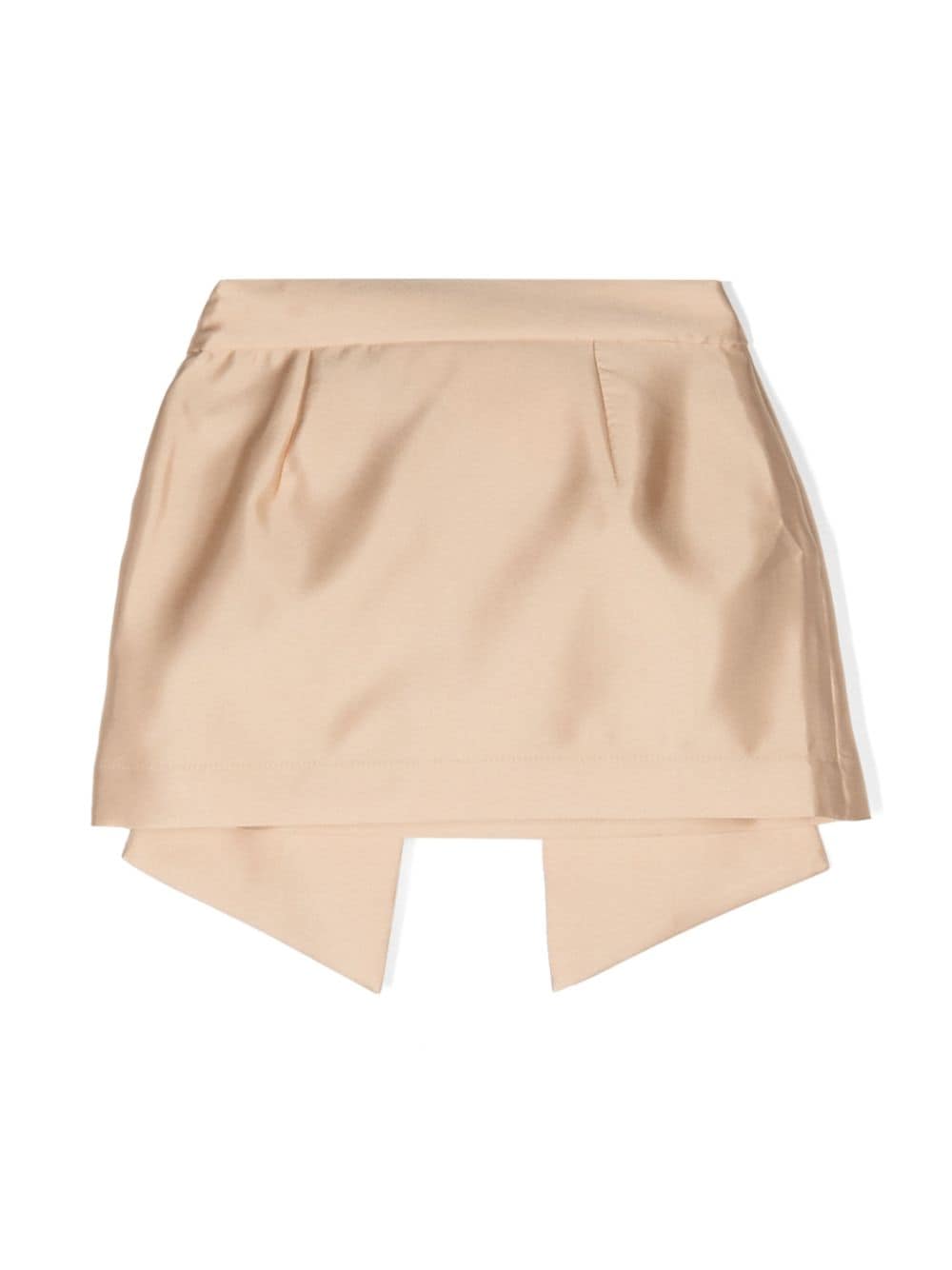 Image 2 of Caroline Bosmans bow-detail satin skirt