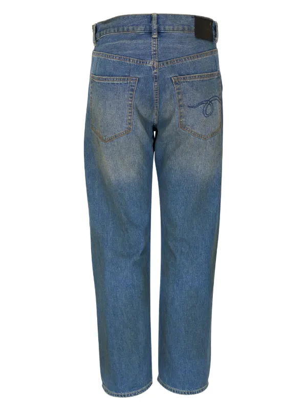 パンツ R13 Women Straight Pants R13W2048CO D149B BLUE R13 straight-leg Jeans | Blue | FARFETCH