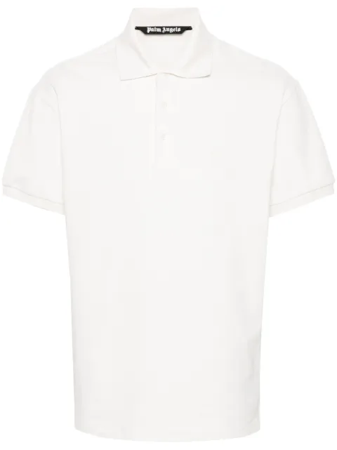 Palm Angels embroidered-logo polo shirt