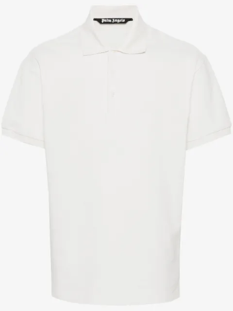 Palm Angels embroidered-logo polo shirt
