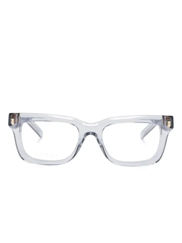 Gucci Eyewear square frame Glasses Grey FARFETCH CA