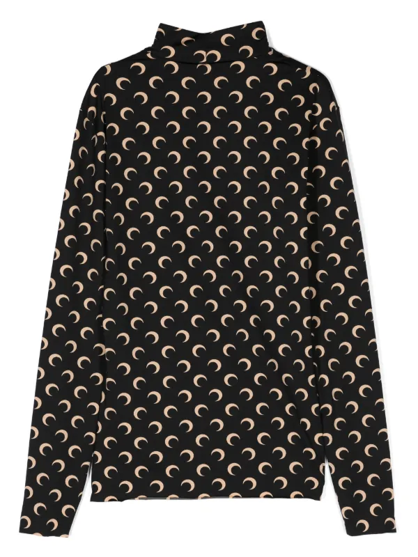 Marine Serre Regenerated Second Skin トップ Marine Serre Regenerated Second Skin Top | Black | FARFETCH