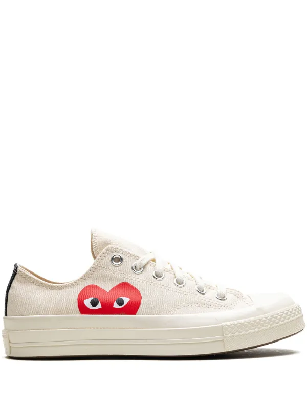 Converse x Comme des Garçons Play Chuck 70 Low Milk sneakers