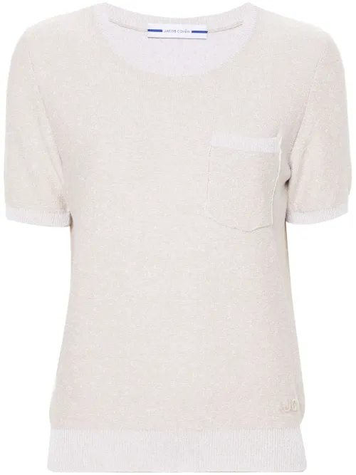 T-shirt à logo brodé - Jacob Cohën - Modalova