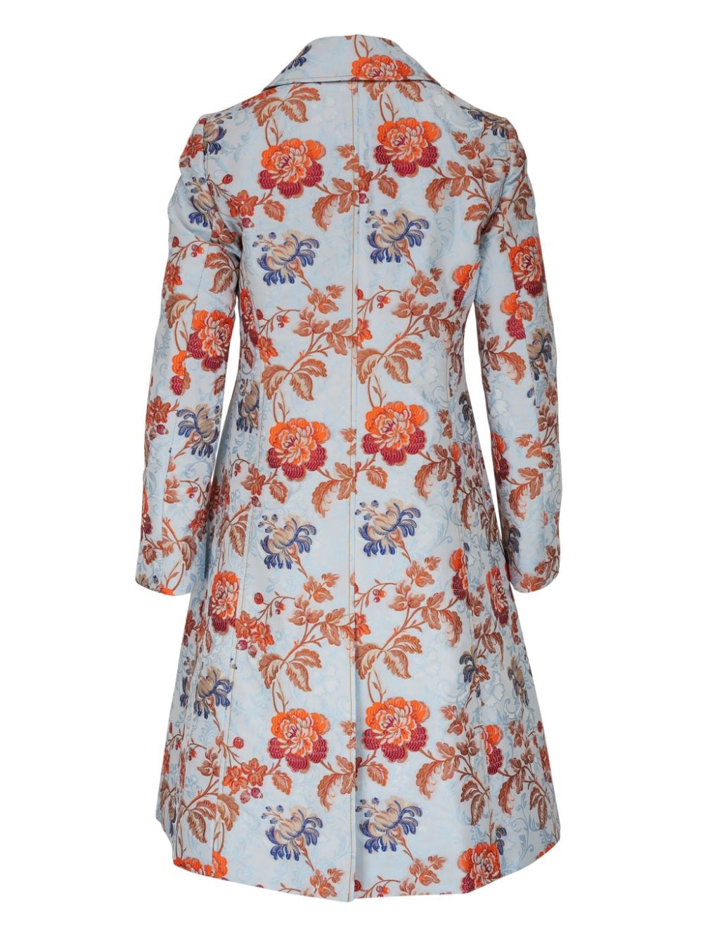 Image 2 of ETRO floral brocade A-line coat