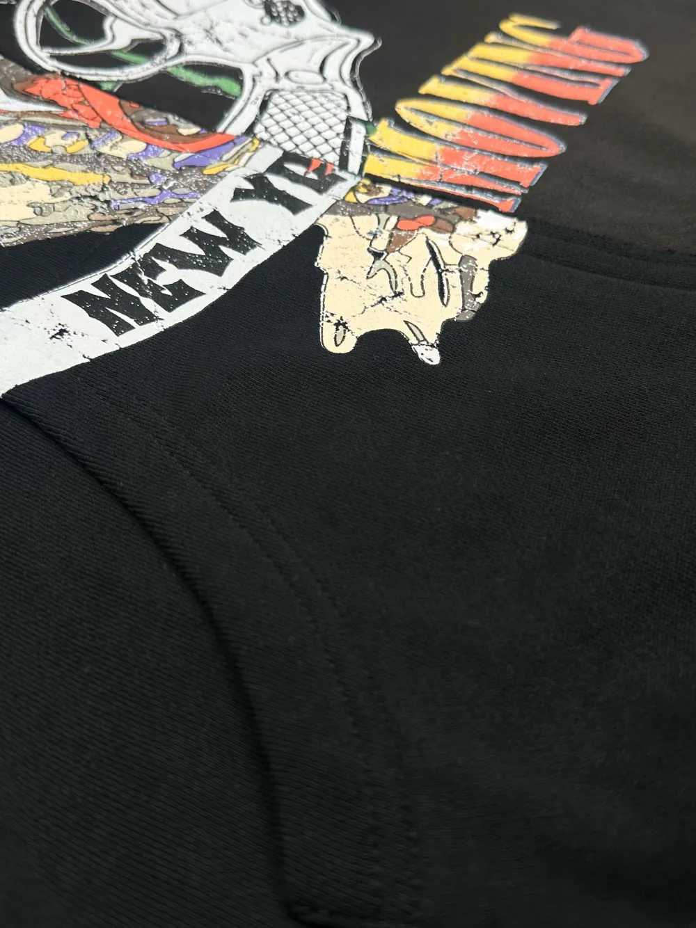 Haculla Crown Royal asymmetrische hoodie Zwart