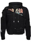 Haculla Crown Royale hooded denim jacket - Black