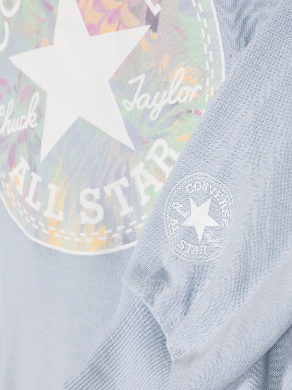 Converse Kids Jersey hoodie met logoprint Blauw