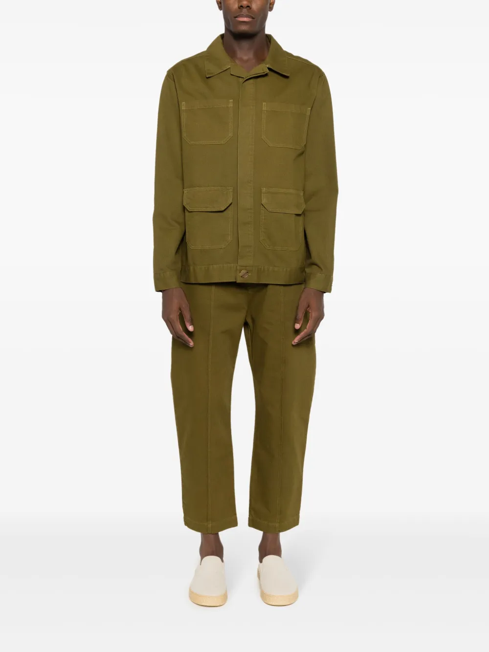 Handred Broek met toelopende pijpen - Groen