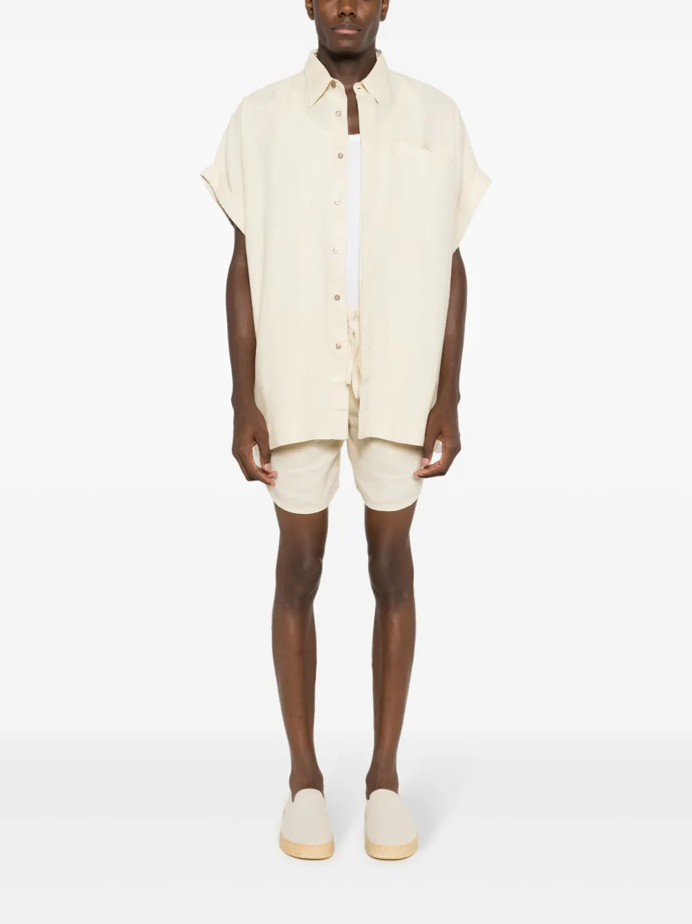 Handred Linnen shirt - Beige