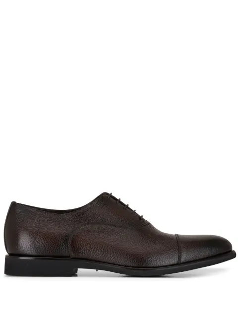 Santoni zapatos Oxford con efecto granulado