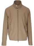 Moncler coated zip-front jacket - Neutrals