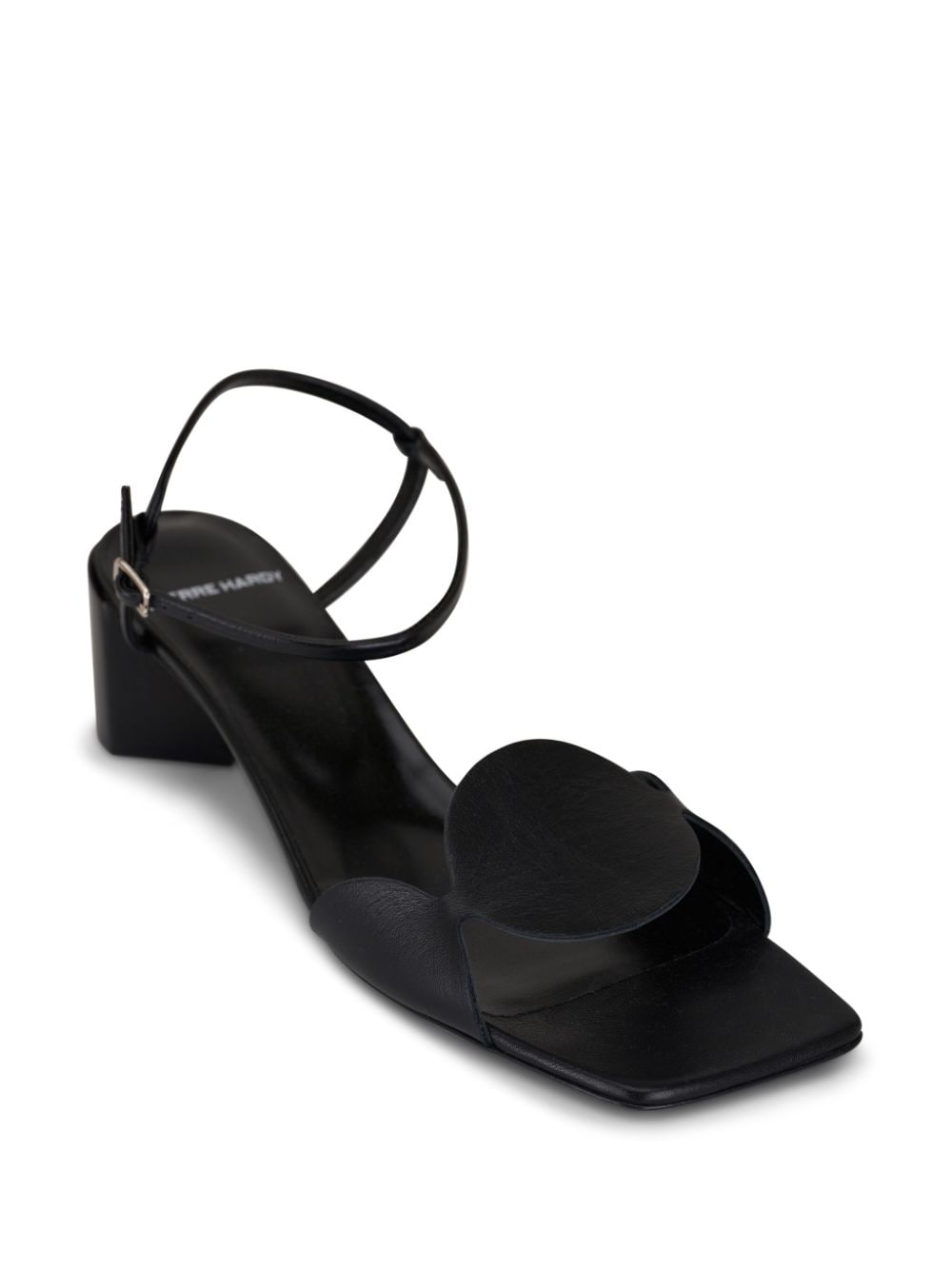 Image 2 of Pierre Hardy 55mm circle-motif leather sandals