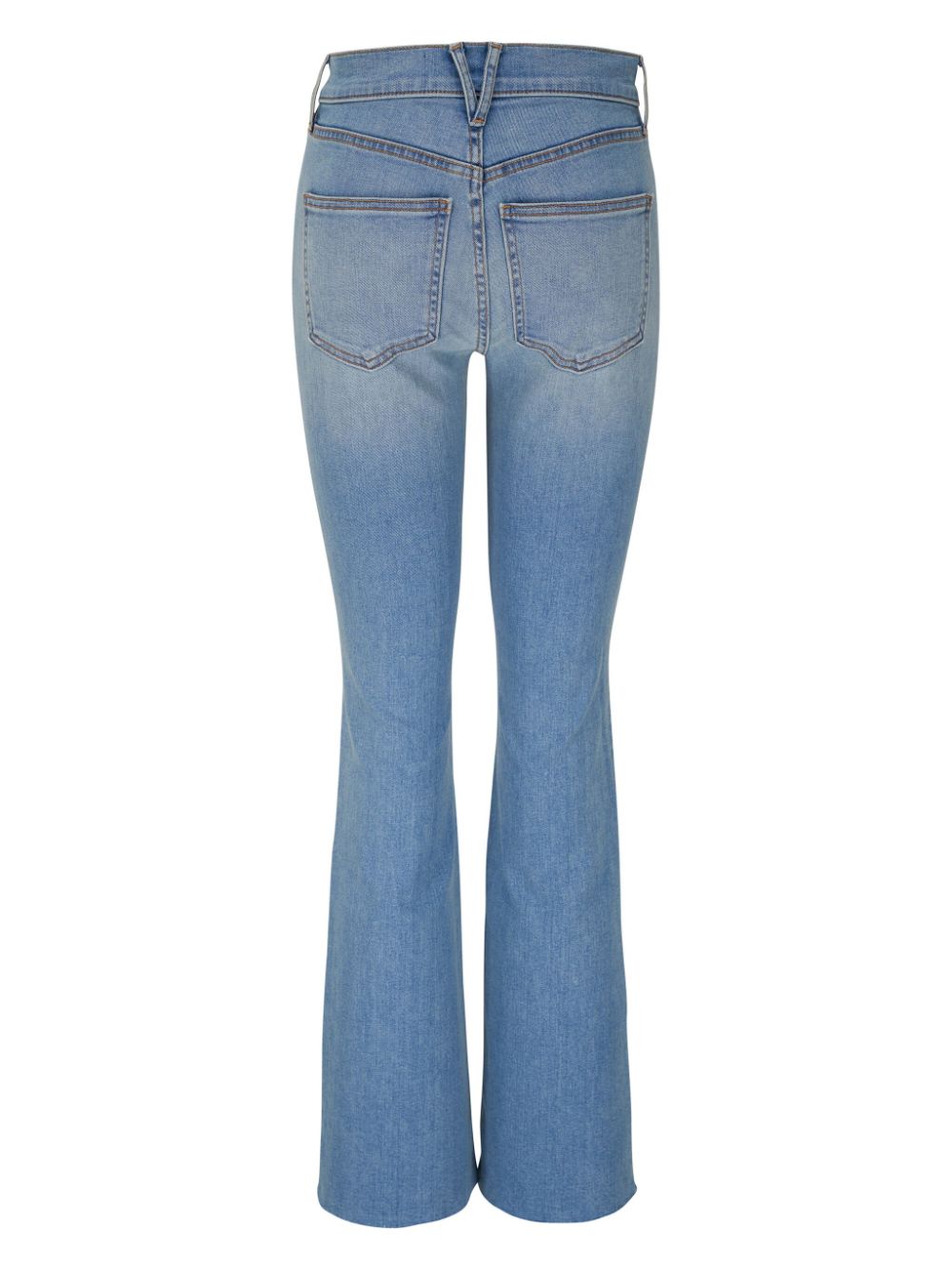 Shop Veronica Beard Bootcut Jeans In 蓝色