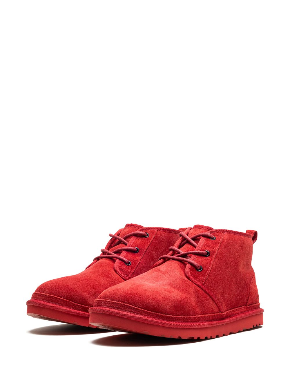 Shop Ugg Neumel Suede Lace-up Boots In Red