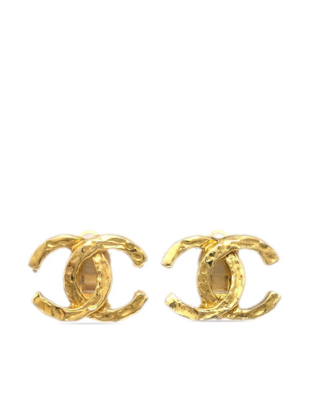 Image 1 of CHANEL Pre-Owned 1990-2000s CC clip-on earrings