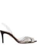 Aquazzura 75mm Gatsby slingback pumps - Black