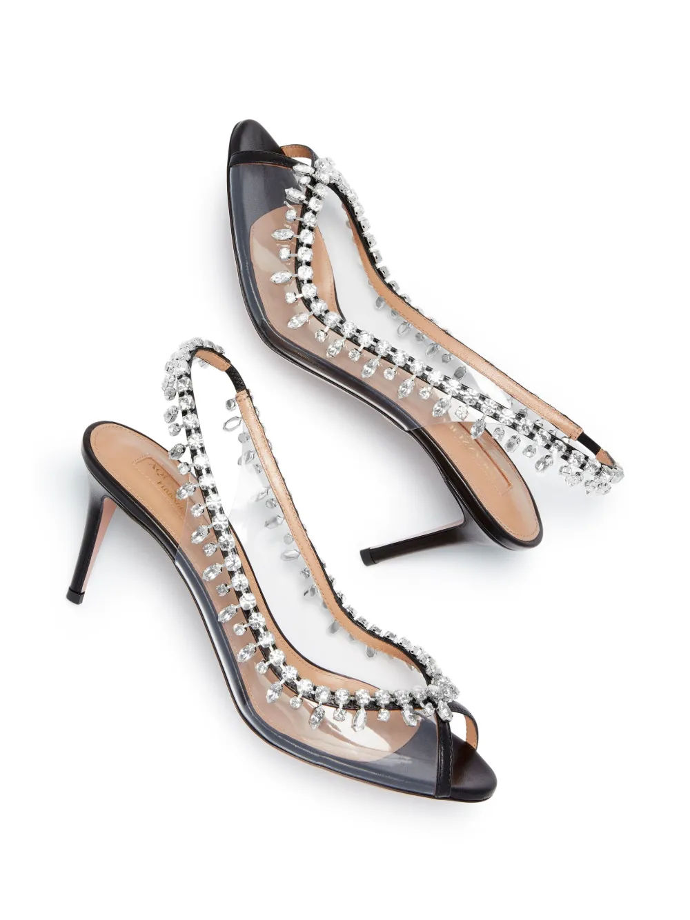 Aquazzura 75 mm Temptation pumps Zwart