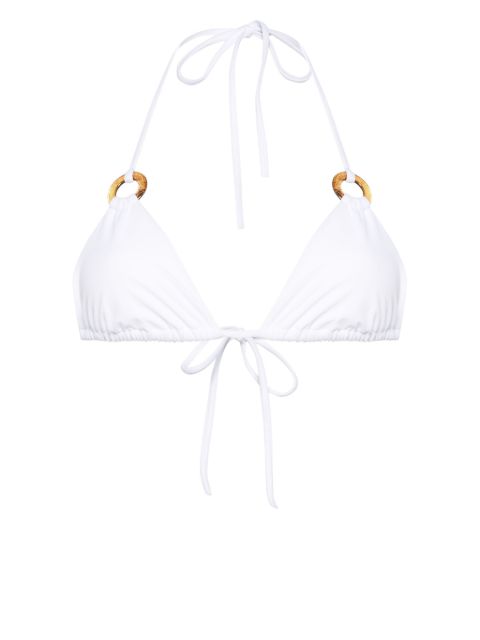 DSQUARED2 ring-detail triangle bikini top Women