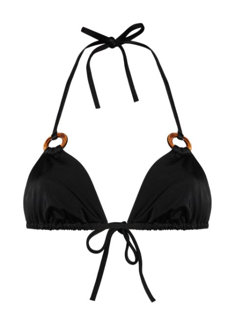 DSQUARED2 ring-details triangle bikini top Women