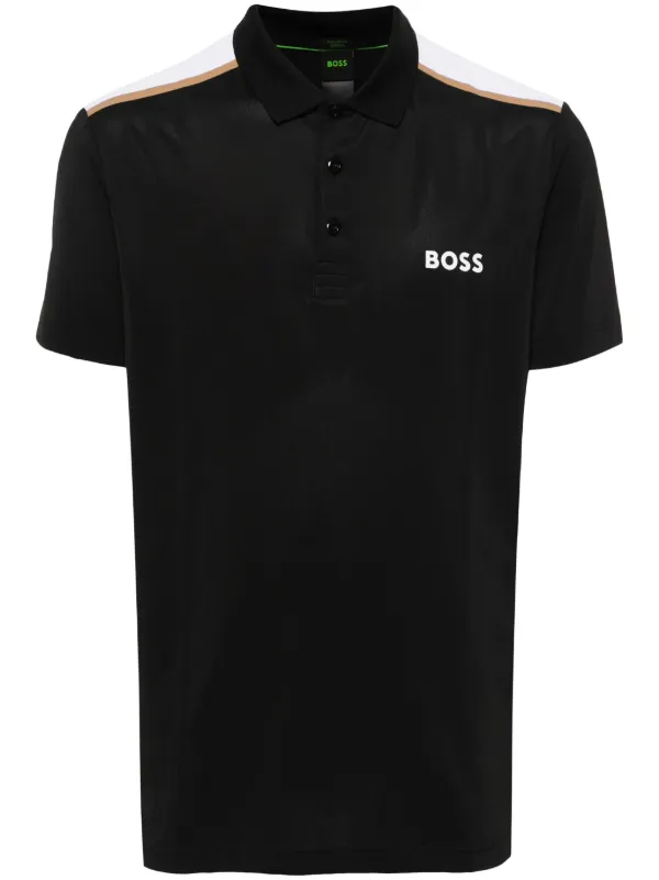 Hugo boss polo negra online