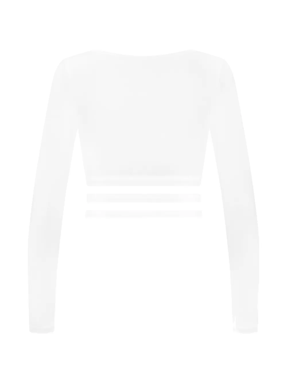 Maison Close Geribbelde blouse Wit