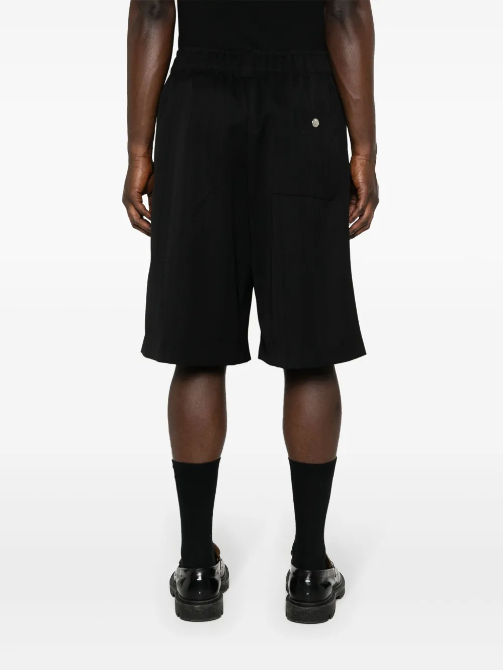 Jacquemus Wollen shorts Zwart