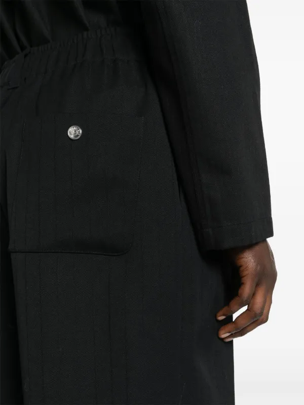Jacquemus Le Bermuda Juego Wool Shorts | Black | FARFETCH CA