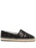 DSQUARED2 D2 Statement leather espadrilles - Black