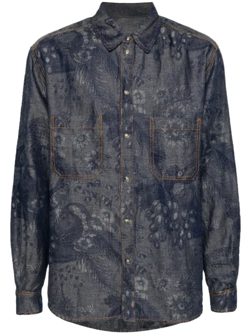 Chemise à motif en jacquard - ETRO - Modalova