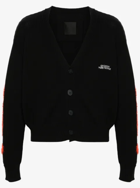 Givenchy cardigan à logo brodé