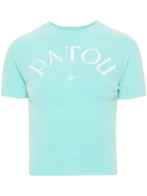 Haut en maille à logo jacquard - Patou - Modalova