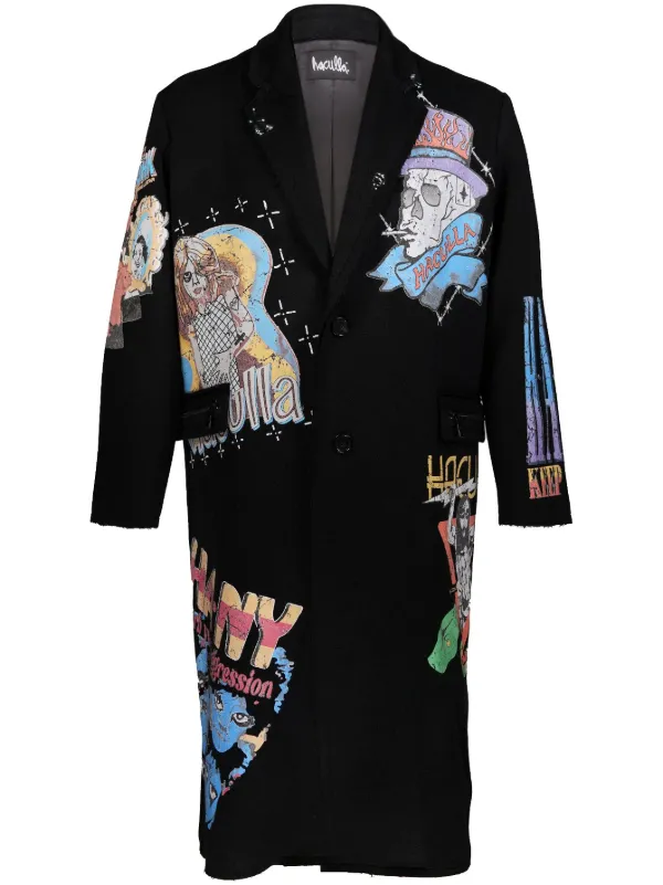 Haculla Crown Royale シングルコート | ブラック | FARFETCH JP Haculla Crown Royale シングルコート | ブラック | FARFETCH JP