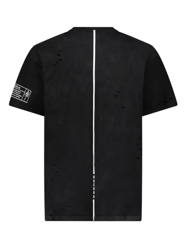 美品　Haculla ハキュラ Faces Motif Tシャツ M 黒 完売品 Haculla In Concert Tシャツ | ブラック | FARFETCH JP