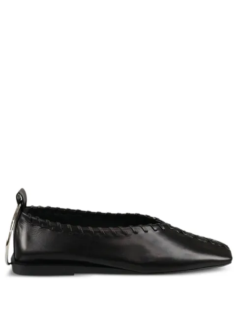 Jil Sander ballerines Scarpa en cuir
