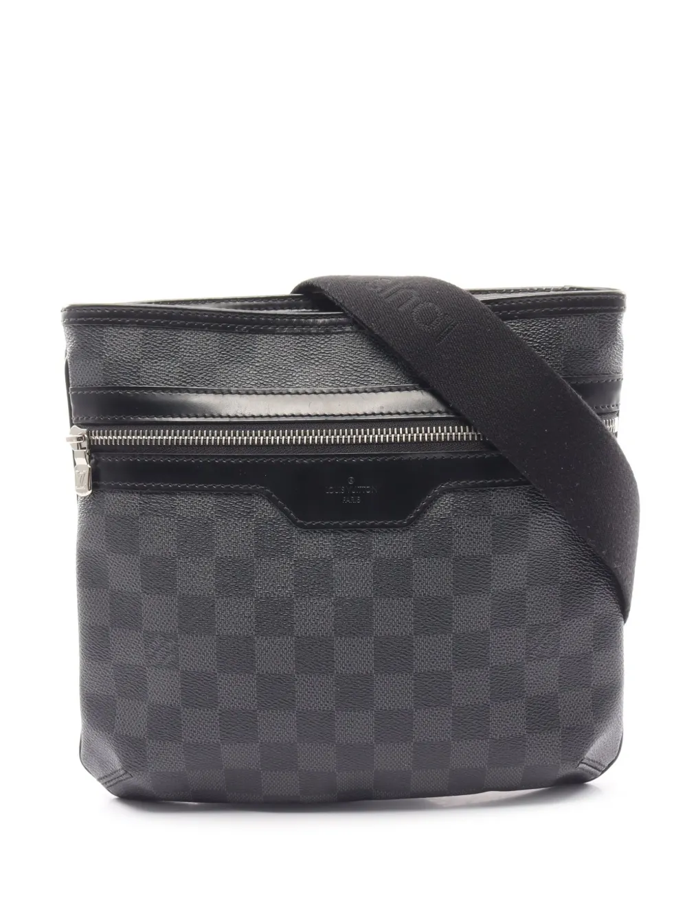 Pre-owned Louis Vuitton 2009 Thomas Messenger Bag In Black