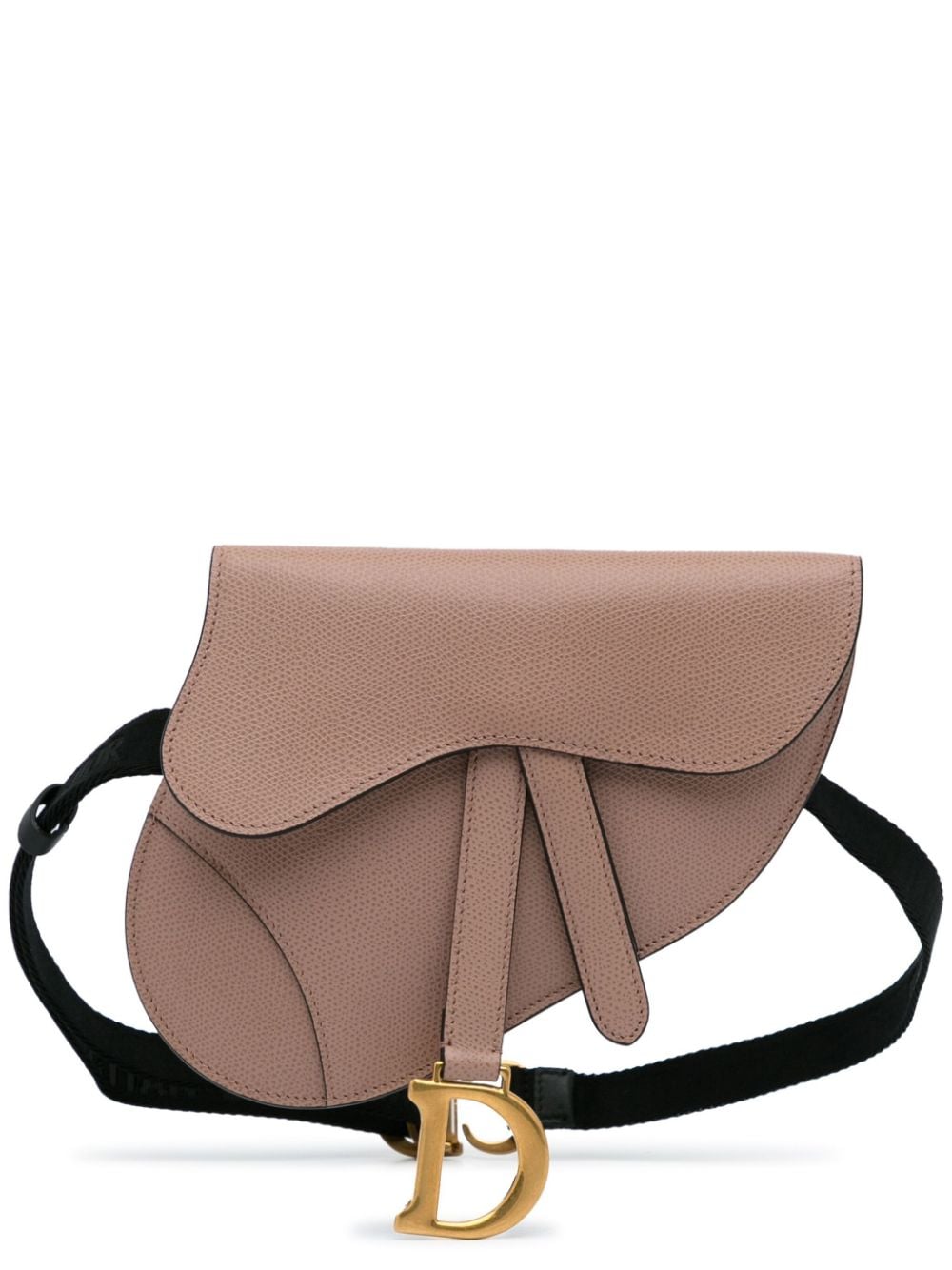 Pre-owned Dior 2019 Saddle Belt Bag In Brown