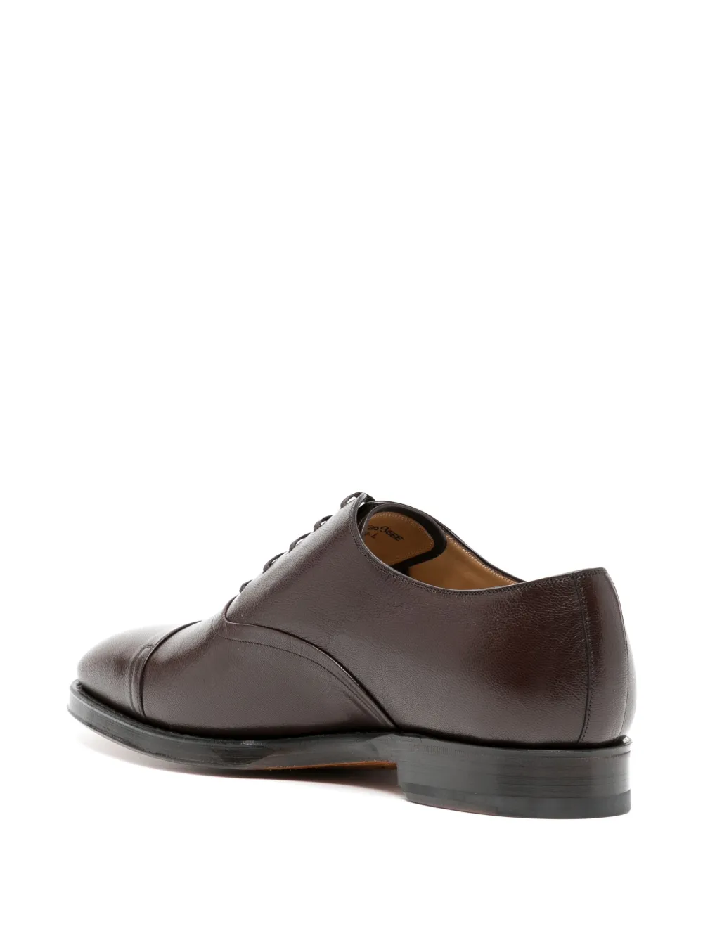 Shop Bally Leather Oxford Shoes In Brown