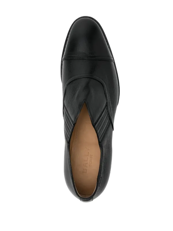 BALLY ブラックレザー ローファー Bally レザーローファー | ブラック | FARFETCH JP