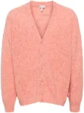 LOEWE two-tone wool cardigan - Pink
