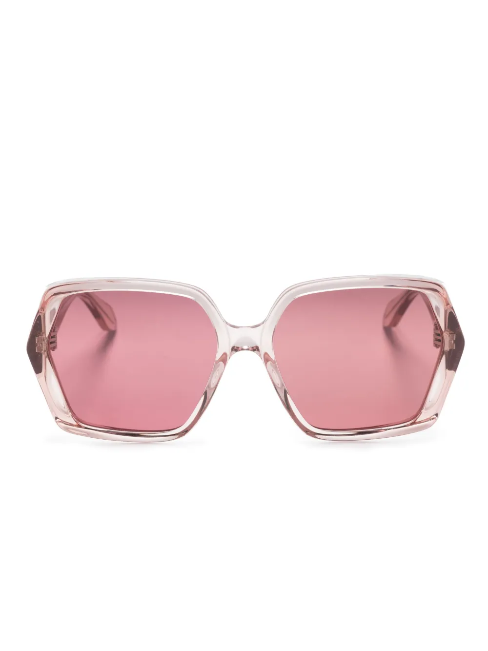 Alaïa hexagon-frame sunglasses | Neutrals | Image 1