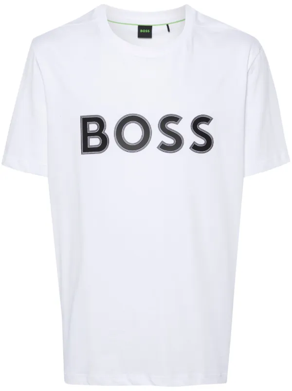 Boss t shirt white discount