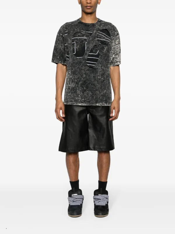 ☆関税込み☆【DIESEL】T-Boxt-Peeloval Tシャツ Diesel T-Boxt Peeloval Cotton T-shirt | Black | FARFETCH