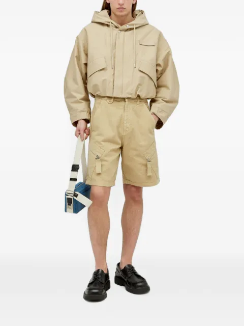 Jacquemus canvas cotton The Marrone shorts