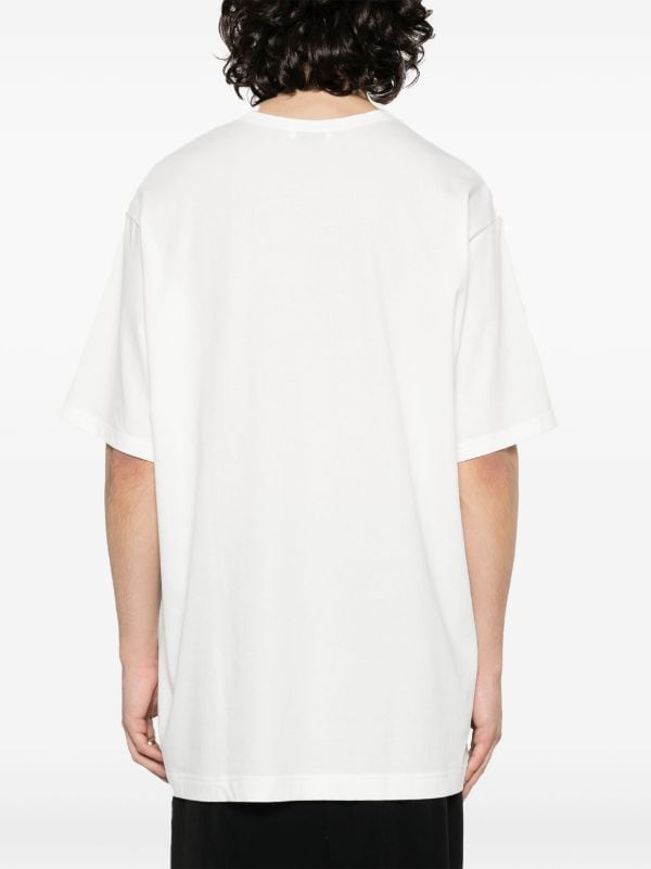 Yohji Yamamoto crew-neck Cotton T-shirt - Farfetch